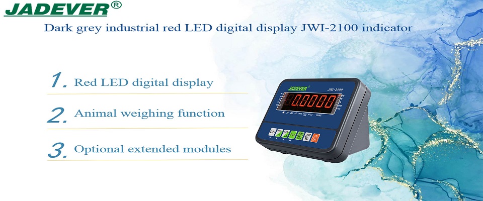 Koyu gri endüstriyel kırmızı LED dijital ekran JWI-2100 göstergesi